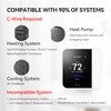vine Thermostat for Home with Touchscreen Color Display, WiFi Smart