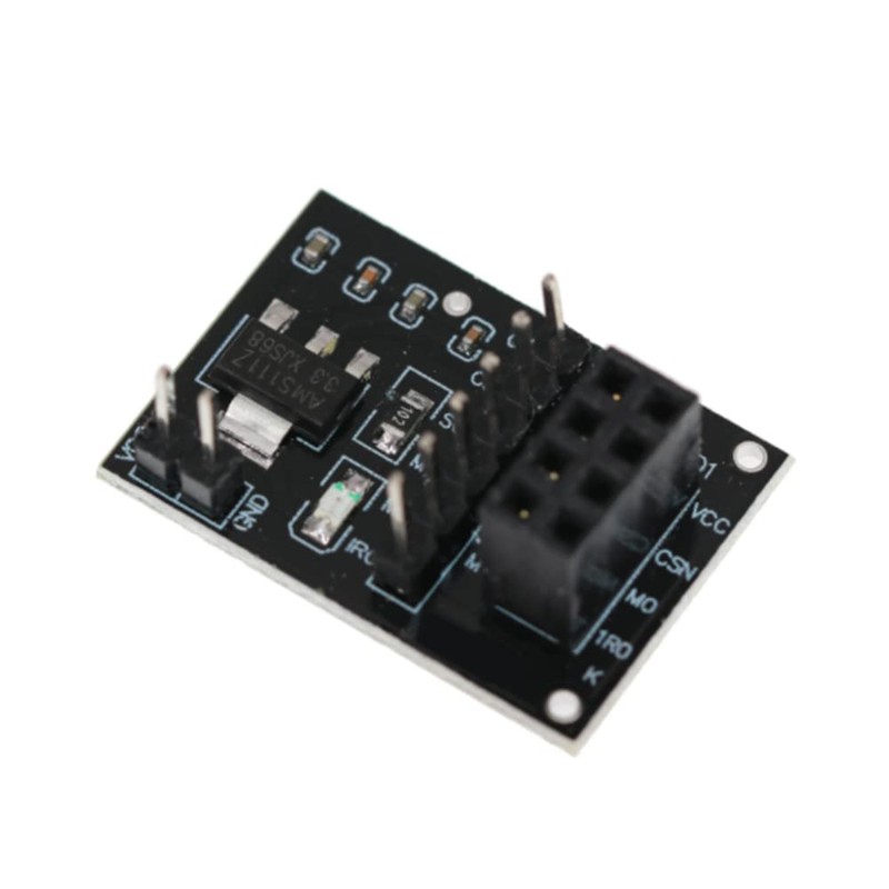 Aribrnten 4Pcs NRF24L01+PA+LNA Wireless Module with Antenna 1100 Meters Long