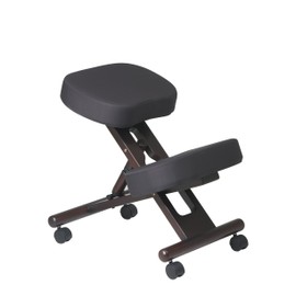 Ergonomic Knee Chair with Memory Foam Color: Espresso