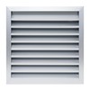 Fits 18x18 Wall Opening Anodized Aluminum Exterior Wall Vent by