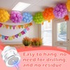 20 Pack Magnetic Ceiling Hooks with 328ft Clear Hanging Line,