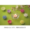 カメヤマ 花づくしギフトセット(植物性) 水に浮かぶキャンドル 季節のお花 植物原料使用