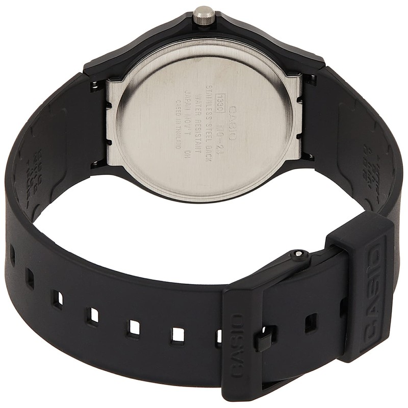 Casio Men's Core MQ24-1EL Black Rubber Quartz Fashion Watch