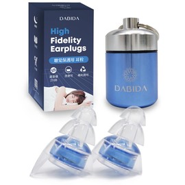 DABIDA Ear Plugs, Hearing Protection Earplugs, Sleeping Earplugs, Sound Insulation, 27dB Sound Insulation, High Performance Earplugs, 3 Level Sound Reduction Design, Sleeping, Work, Study, Airplanes,
