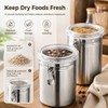 COSYOO 3 PCS Stainless Steel Canister Set, 62 oz Airtight