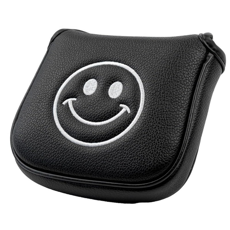 GOOACTION Golf Putter Head Cover - Smiley Face Design, Magnetic