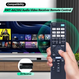 New RMT-AA230U Remote Control Replaced fit for Sony Home Theatre AV Receiver RMT-AA230U STR-DN1070 STRDN1070
