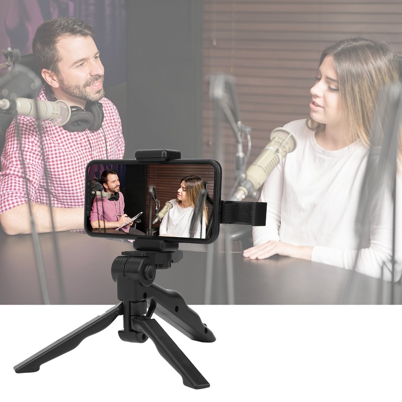 Portable Camera Phone Clip with Tripod Stand Fixed Bracket Set