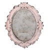 MAISONICA 6" x 4" Pink Oval Classic Shabby Chic Photo