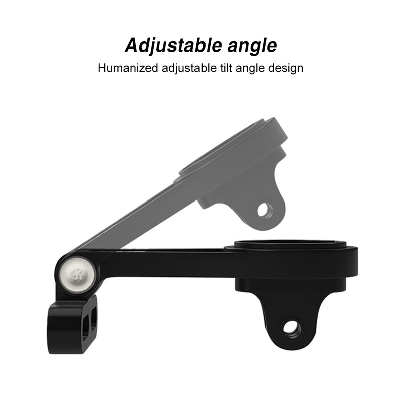 Bike Computer Mount Extend Aluminum Alloy Lightweight Adjustable For Garmin