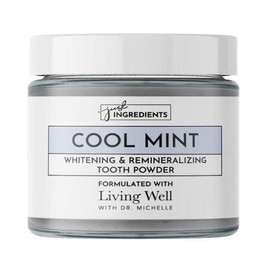 Just Ingredients Whitening Tooth Powder -Cool Mint - Living Well w/ Dr. Michelle