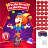 Circus Carnival Birthday Games - Pin the Noses on the