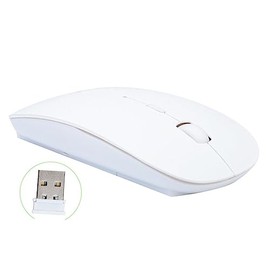 CAXUSD 2.4g Mouse Ghz Wireless Computer Mouse for Laptops Tablets USB Nano Receiver Included