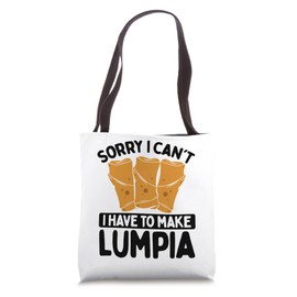 Filipina Food Philipino Snacks Filipino Lumpia Wrappers Tote Bag