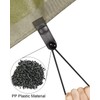 ABINLIN Tarp Clips Heavy Duty Lock Grip 30 Pcs -