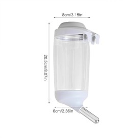 Dispensador de botellas de agua para perrera, botella para colgar para perros | Dispensador de botellas para perros Water Hang Kennel | Bebedero para perrera, hervidor de agua para perros pequeños y m