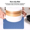 Silicone Heat Insulation Pad Desktop AntiScaldWaterproof Silicone Pad for Home