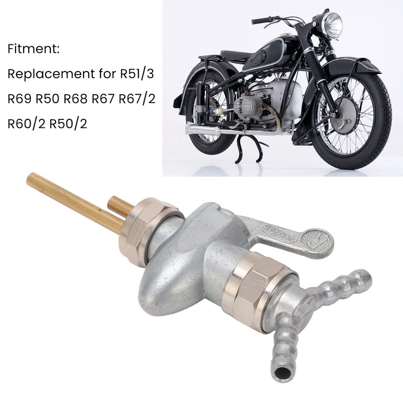 Fuel Petcock Metal Gas Tank Switch Valve Replacement for R51/3