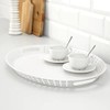 IKEA ROMANTISK Serving Tray, White Color 52x39 cm (20x15 )