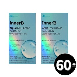 Living Factory H Partner CJ Innerb Aqua Hyaluronic Acid Stick 30 packs, 2 packs / CJ 이너비 아쿠아 히알루론산 스틱 30포, 2개