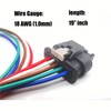 Alicatong Rear Taillight Harness Connector OEM Part Number 68406157AA Compatible