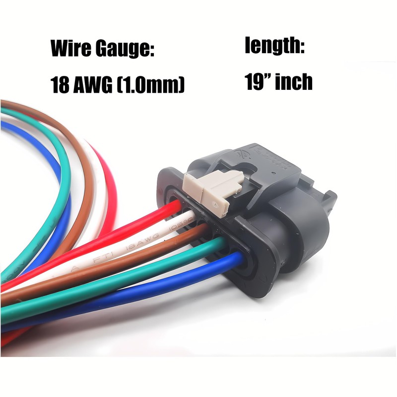 Alicatong Rear Taillight Harness Connector OEM Part Number 68406157AA Compatible