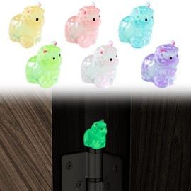 Sqsyqz 6PCS Alpaca Hinge Head, Alpaca Hinge Heads Decorative Topper Animal Magnetic Hinge Heads Alpaca Door Hinge Decorative