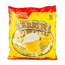 Vero Mexican Candy Tarrito Fruit Flavored Lollipops - 40Piece