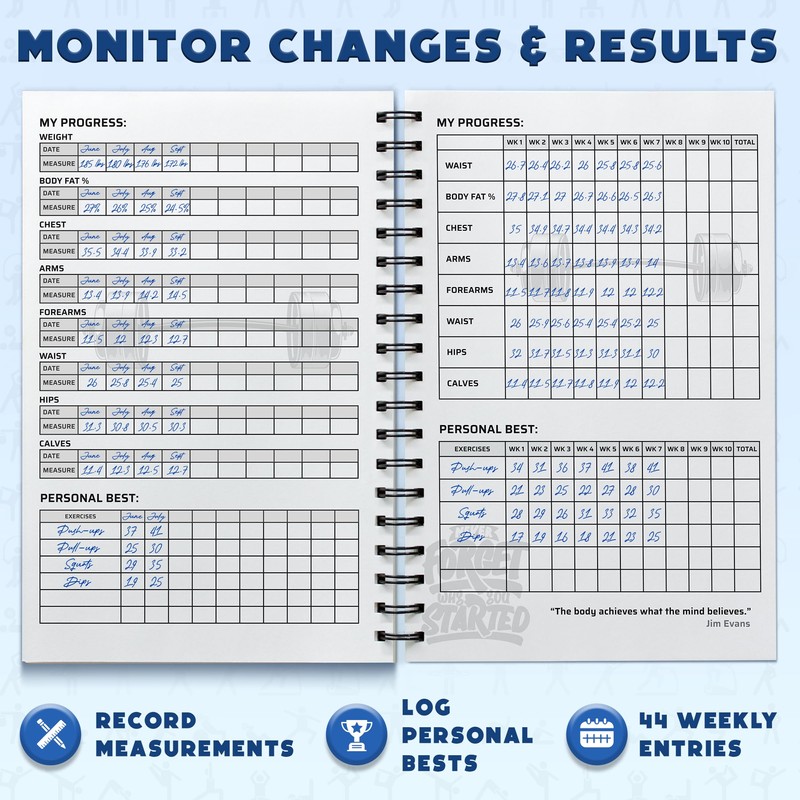 Workout Planner for Daily Fitness Tracking & Goals Setting -