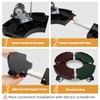 DOFIMATE 2 Pack Rolling Plant Stand with Wheels,15-21’’Adjustable Heavy Duty