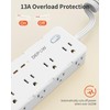 DEPOW Power Strips with Surge Protection, 1 FT to 4