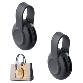 Colexy 2 Pieces Magnetic Hat Clip for Travel Outdoor Portable Hat Accessories for Handbag Backpack Luggage Hat Companion for Women Kids Adults (Black)