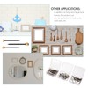 Hotop Picture Hanging Nails Picture Frame Nails Black Steel Nails