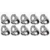 10Pcs Thrust Ball Bearing Single Direction Accessory Replacement Set Kit
