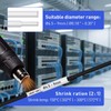 SUPVAN G15M Heat Shrink Tubing, 0.59'' W 4.92' L, Wire,