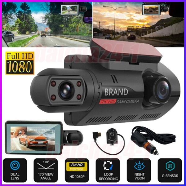 Unbranded 1080P Dual Lens Car DVR Dash Cam Video Recorder