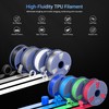 NevsBye TPU Filament 1.75mm, Flexible 3D Printer Filament, High Speed