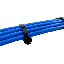 Triton Products 14" Nylon Zip Ties - 50 LB Tensile Strength, Heavy Duty Indoor Outdoor Cable Ties, 100 Pack (Black)