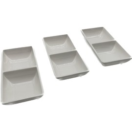 Juego de 3 salseros De Melamina, Recipientes Para Botanas. Ideal Para Salsa Roja, Salsa De Sushi, Condimentos, Ketchup.