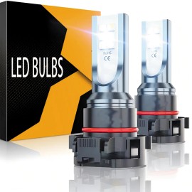 Unbranded 5202 LED Fog Light Bulbs Kit 6000K for Chevy Silverado 1500 2500 3500 2007-2015