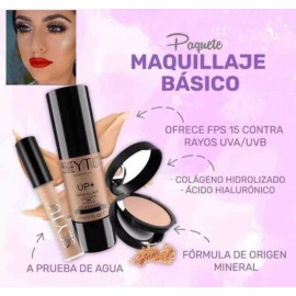 Seytú Kit Completo De Maquillaje Base Polvo Corrector