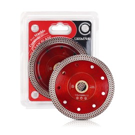 Casaverde 2Pcs/Lot 4.5“ Super Thin Diamond Porcelain Saw Blade Ceramic Cutting Disc for Cutting Ceramic or Porcelain Tiles (4.5"-2pcs)