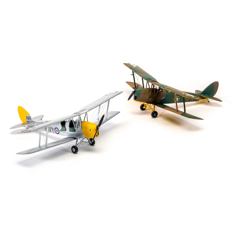Airfix A02106A de Havilland Tiger Moth Plastic Model-Making Kit, Yellow