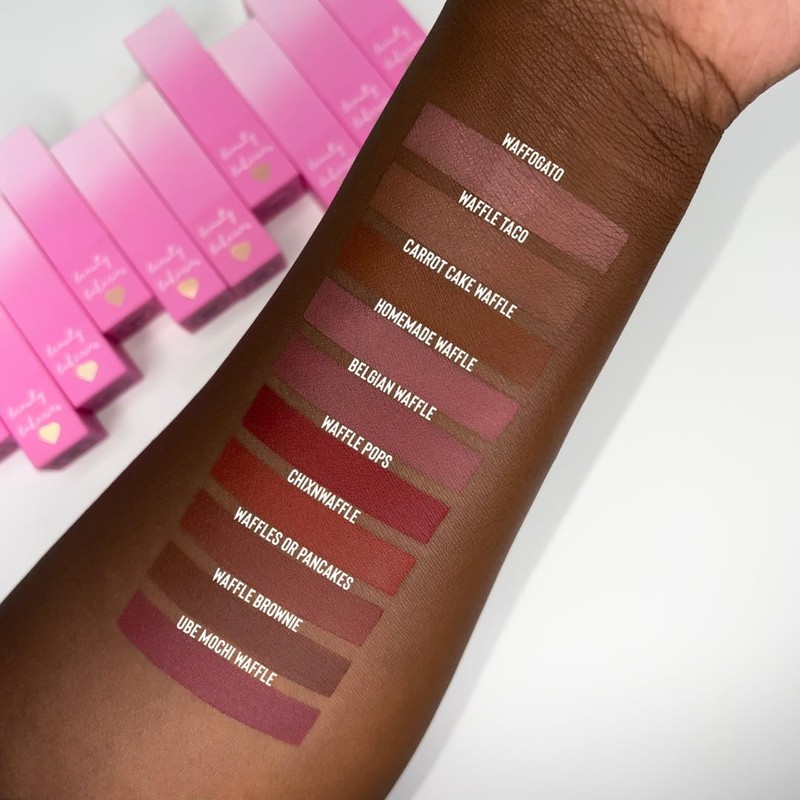 Beauty Bakerie Makeup Matte Lipstick, Long Lasting 24hr Wear Lip