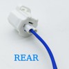 Leezhen 2pcs Cylinder Head Temperature Sensor Connector Wiring Harnesses 3U2Z14S411ARA