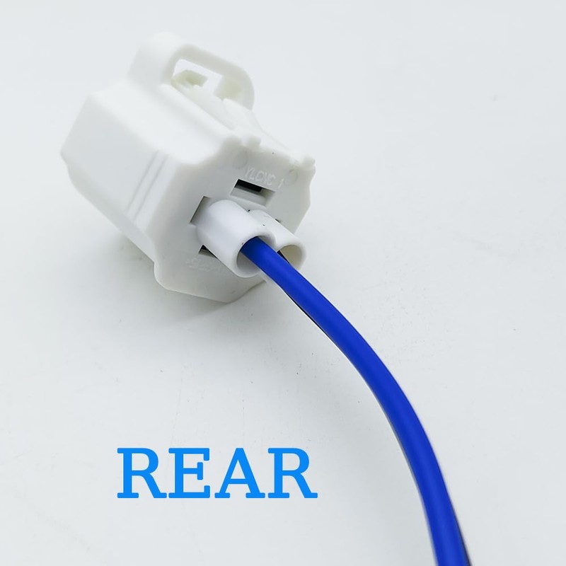 Leezhen 2pcs Cylinder Head Temperature Sensor Connector Wiring Harnesses 3U2Z14S411ARA