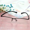 LifeArt Alloy Semi-Rimless Reading Glasses,Blue Light Blocking Glasses, Anti Eyestrain,