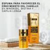 Espuma Con Biotina Crecimiento Barba Cuero Cabelludo Kit 2pz
