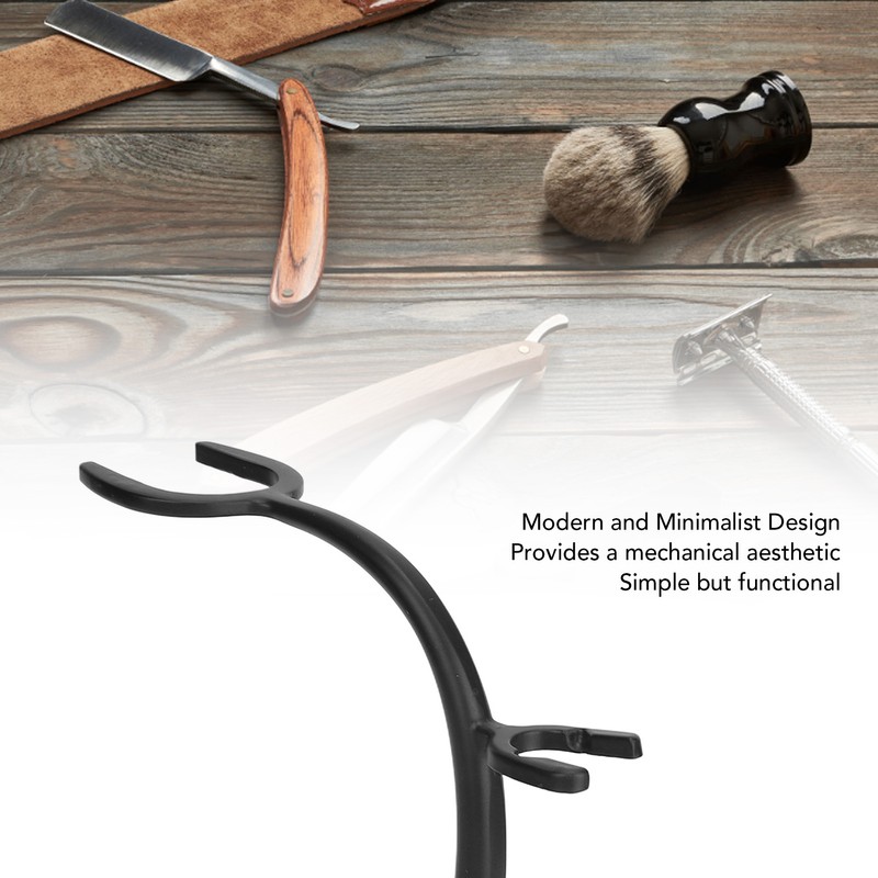Shaving Brush Holder with Stable Base Metal Shaving Knife Stand