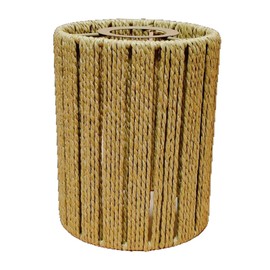 yuksok Paper Rope Lampshade Light Fixture Shade Handwoven Lamp Shade Boho Lampshade for Living Room Kitchen Bedroom Teahouse Outdoor